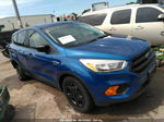 2017 Ford Escape S Blue vin: 1FMCU0F7XHUC94996