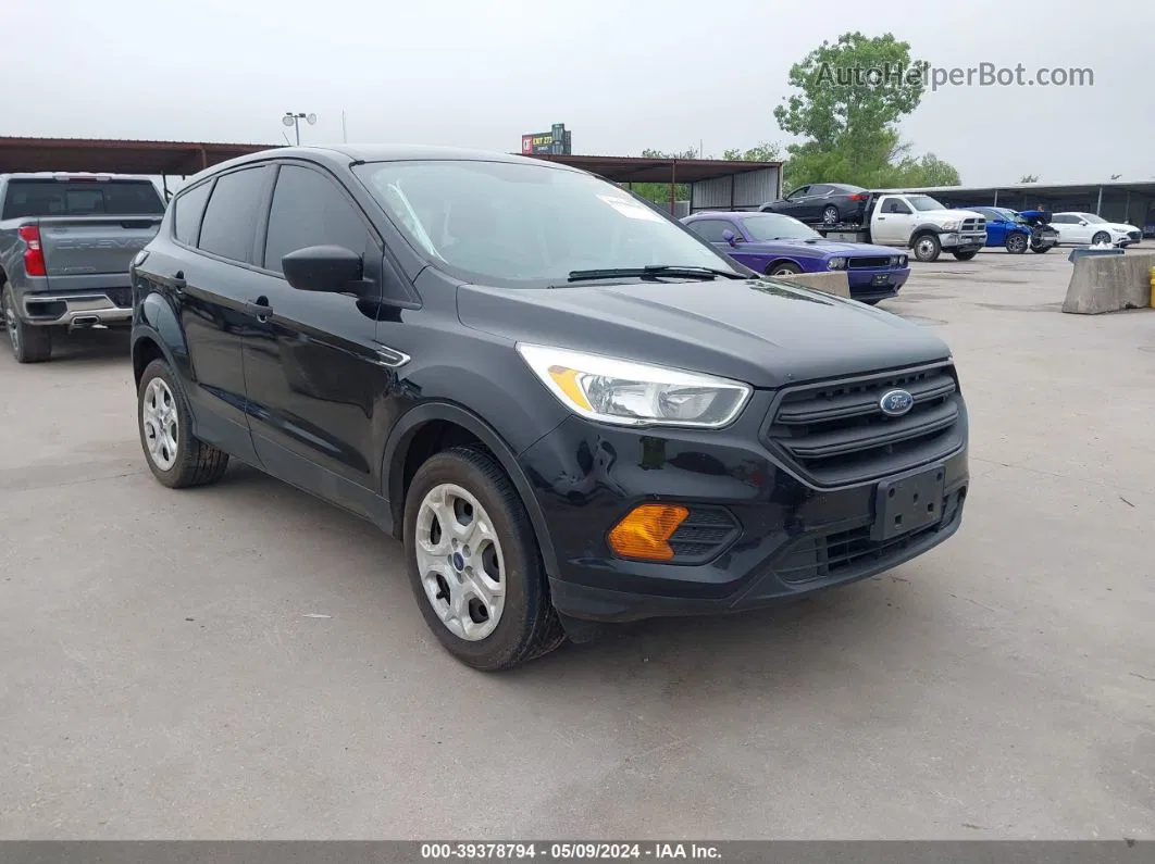 2017 Ford Escape S Black vin: 1FMCU0F7XHUD10081