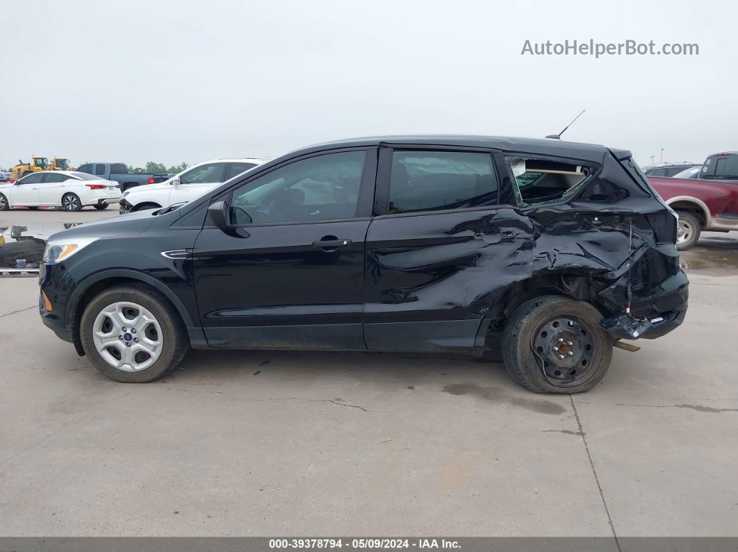 2017 Ford Escape S Black vin: 1FMCU0F7XHUD10081