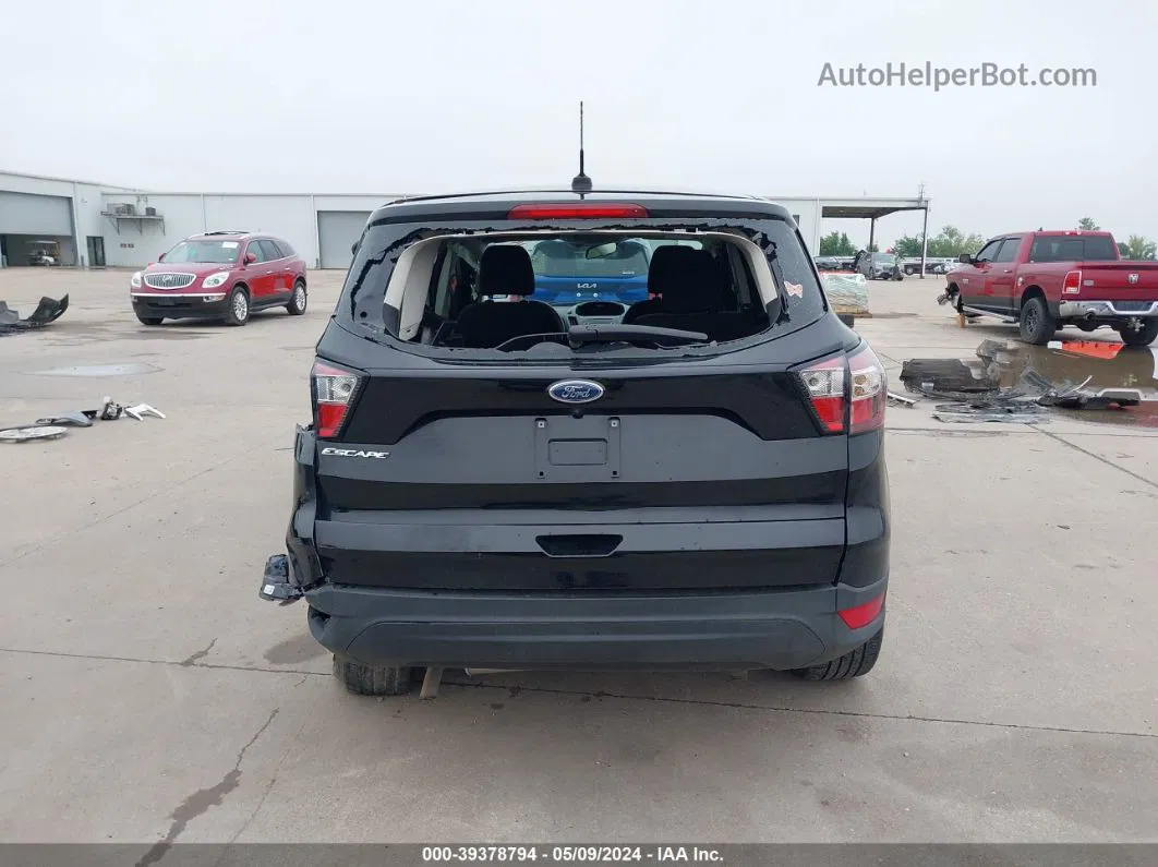 2017 Ford Escape S Black vin: 1FMCU0F7XHUD10081