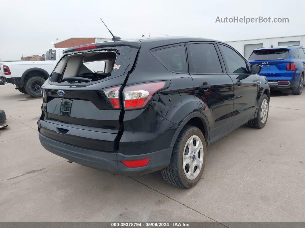 2017 Ford Escape S Black vin: 1FMCU0F7XHUD10081