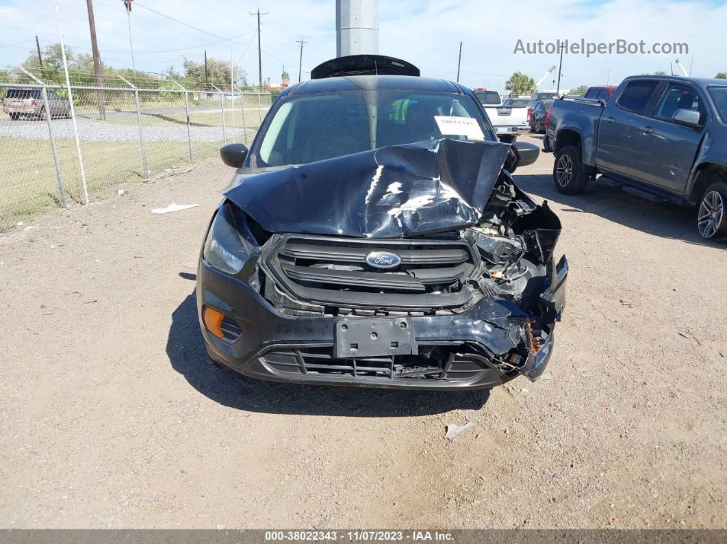 2019 Ford Escape S Black vin: 1FMCU0F7XKUA17739