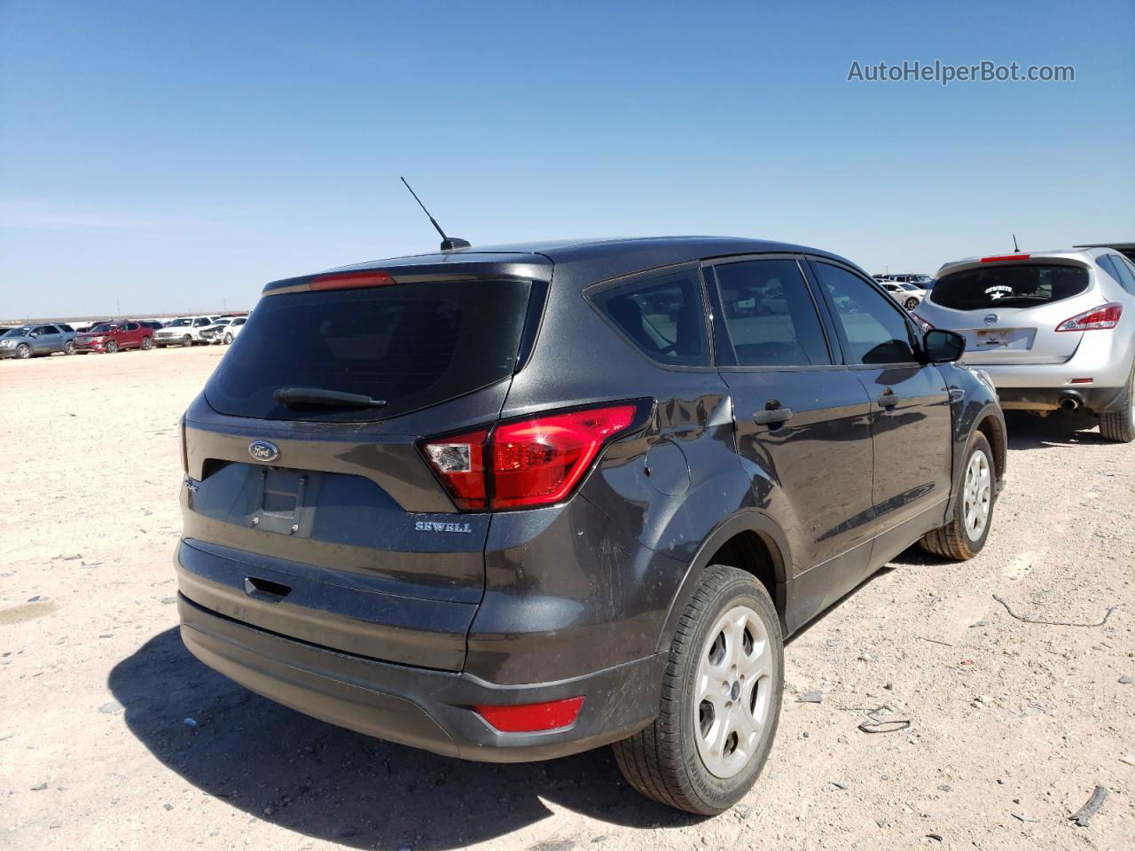 2019 Ford Escape S Gray vin: 1FMCU0F7XKUB26587