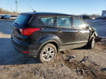 2019 Ford Escape S Черный vin: 1FMCU0F7XKUB26640