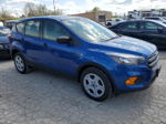 2019 Ford Escape S Синий vin: 1FMCU0F7XKUB58942