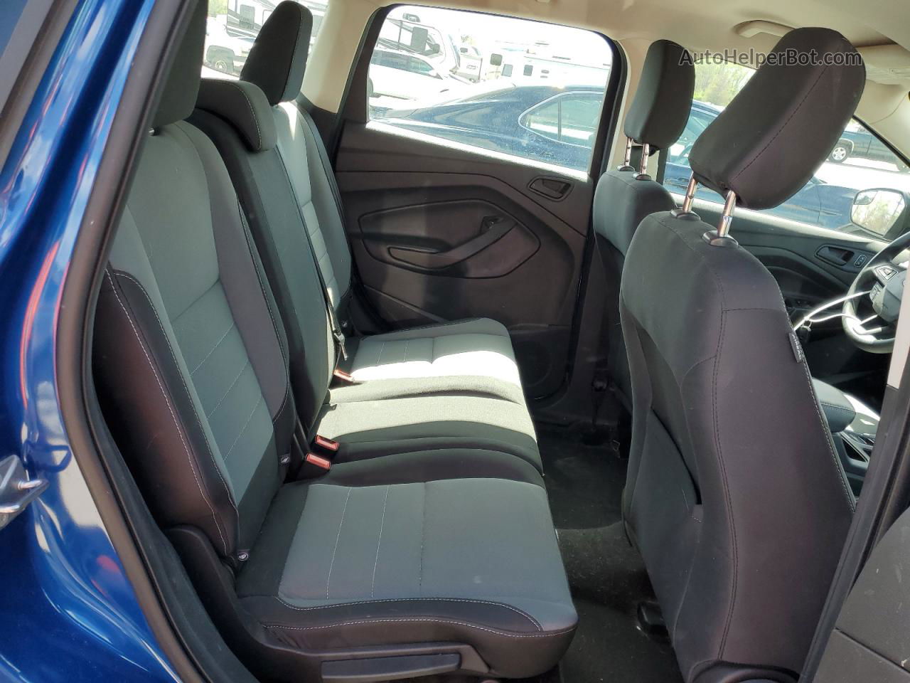 2019 Ford Escape S Blue vin: 1FMCU0F7XKUB58942