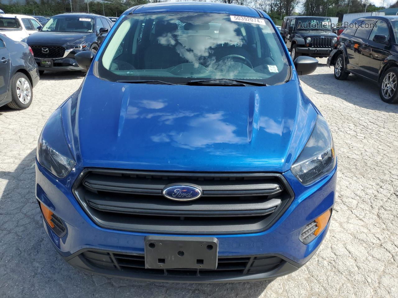 2019 Ford Escape S Синий vin: 1FMCU0F7XKUB58942