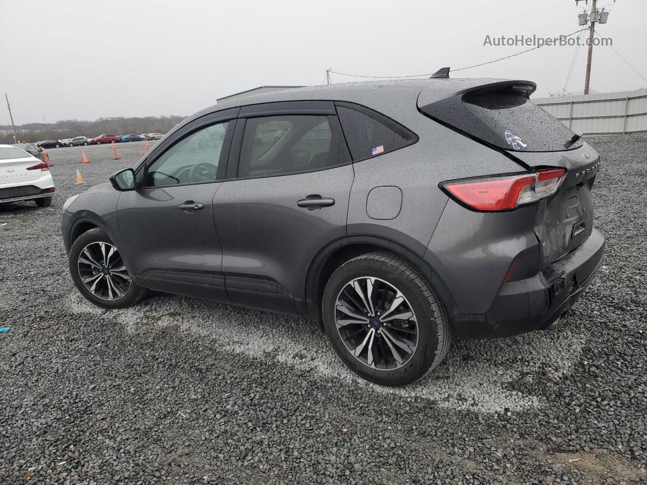 2021 Ford Escape Se Gray vin: 1FMCU0G62MUA14861