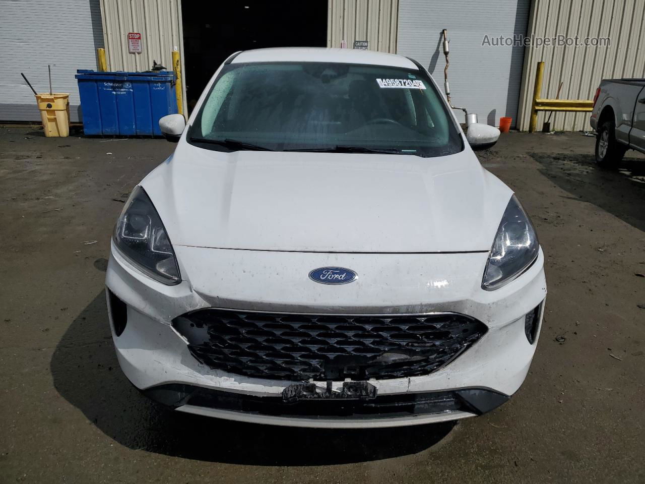 2021 Ford Escape Se White vin: 1FMCU0G62MUA41848