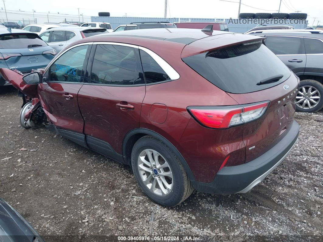 2021 Ford Escape Se Burgundy vin: 1FMCU0G63MUA49473