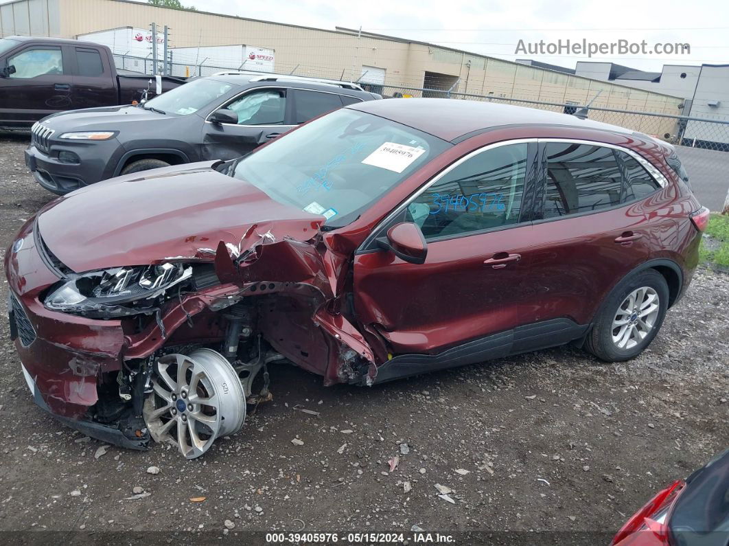 2021 Ford Escape Se Burgundy vin: 1FMCU0G63MUA49473