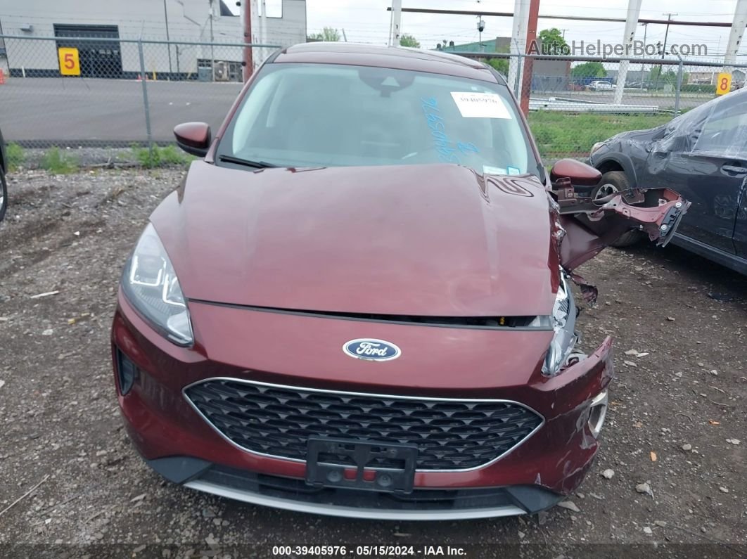 2021 Ford Escape Se Burgundy vin: 1FMCU0G63MUA49473