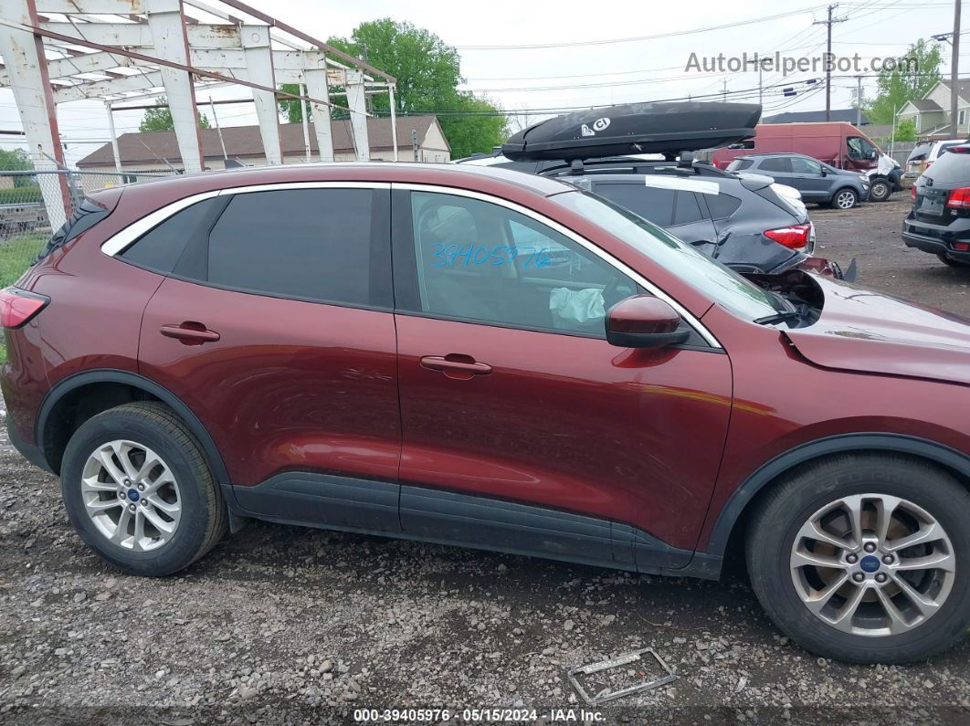 2021 Ford Escape Se Burgundy vin: 1FMCU0G63MUA49473