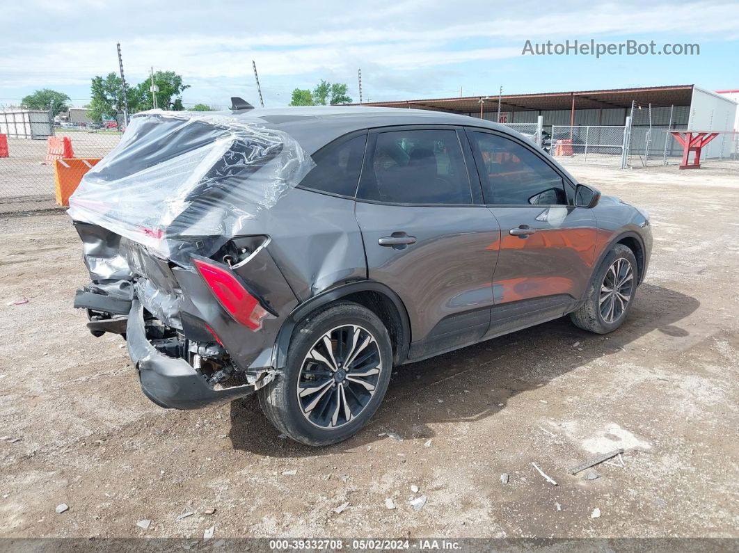 2021 Ford Escape Se Gray vin: 1FMCU0G67MUA62680