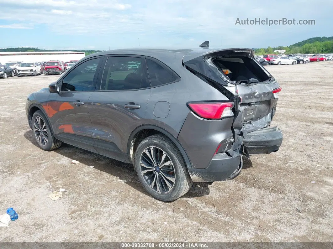 2021 Ford Escape Se Gray vin: 1FMCU0G67MUA62680