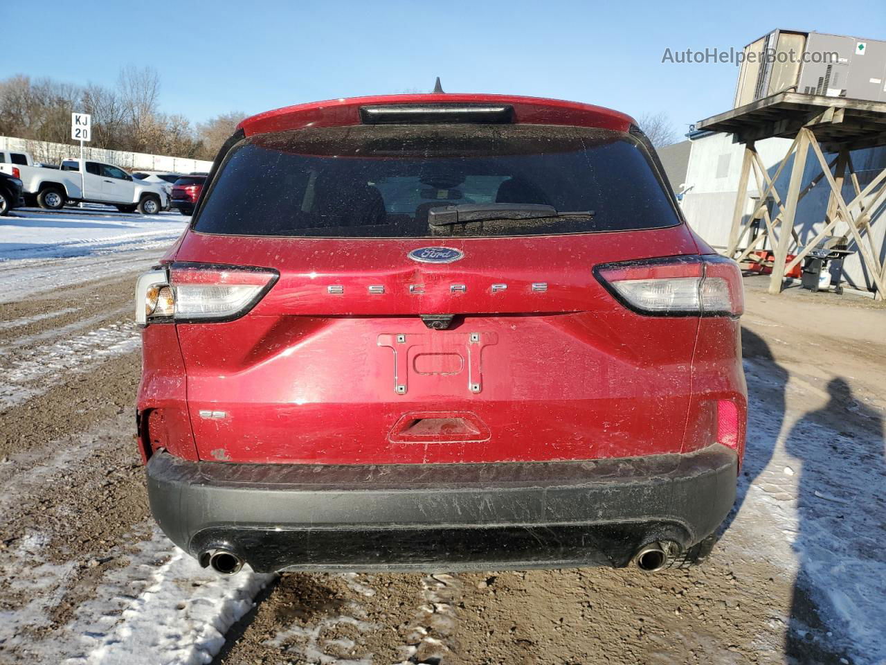 2021 Ford Escape Se Red vin: 1FMCU0G67MUA94139