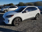 2021 Ford Escape Se White vin: 1FMCU0G68MUA09356