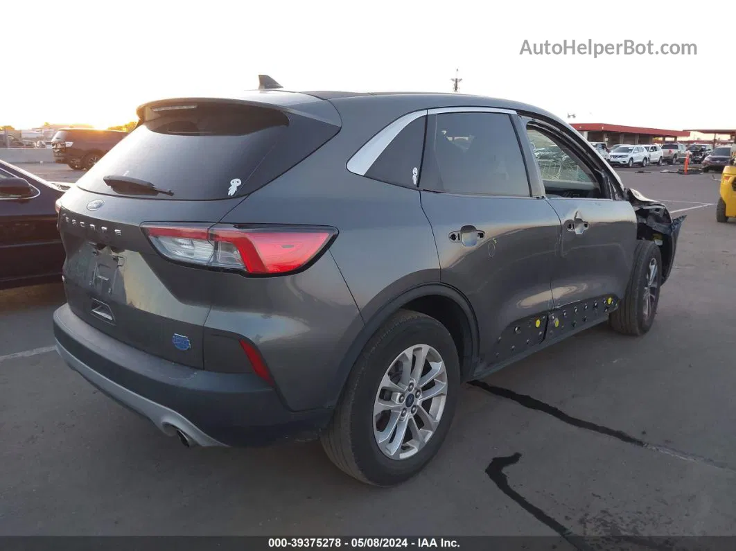 2021 Ford Escape Se Gray vin: 1FMCU0G6XMUA46893