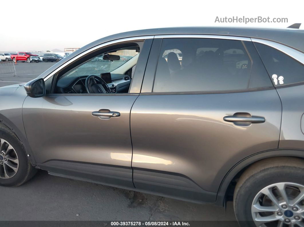 2021 Ford Escape Se Gray vin: 1FMCU0G6XMUA46893