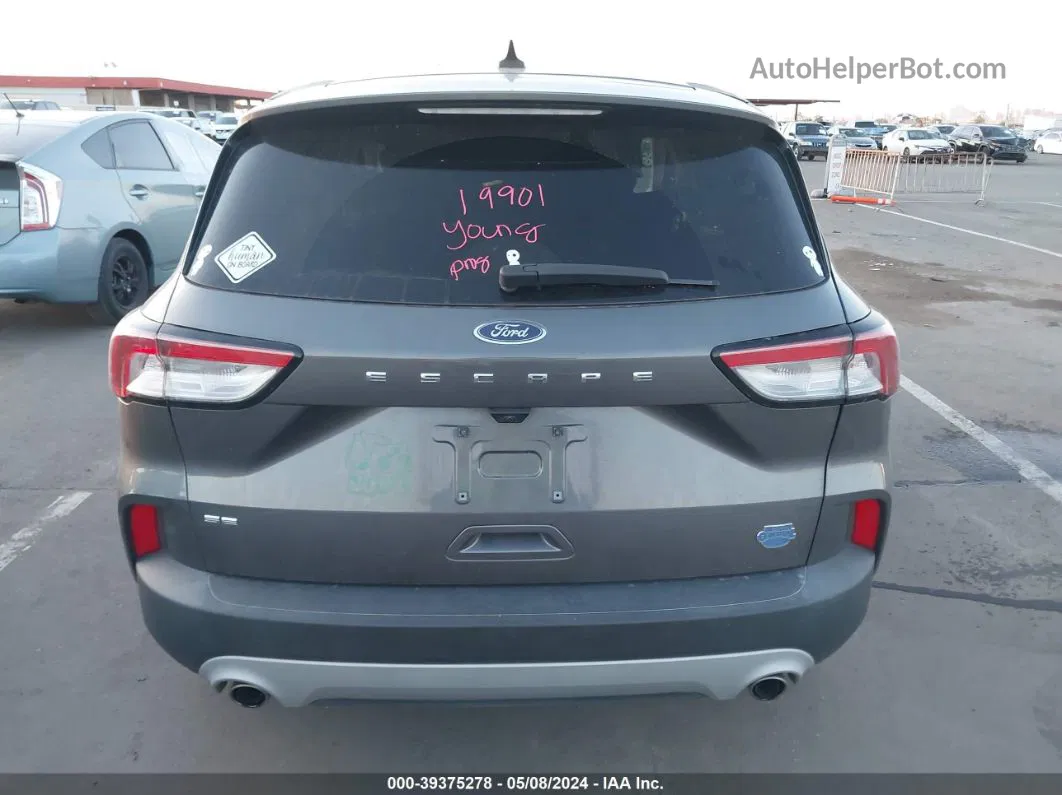 2021 Ford Escape Se Gray vin: 1FMCU0G6XMUA46893