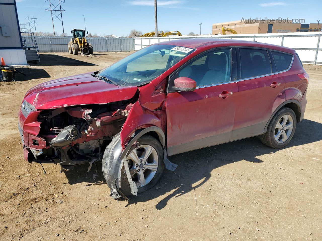 2015 Ford Escape Se Red vin: 1FMCU0G70FUA61933