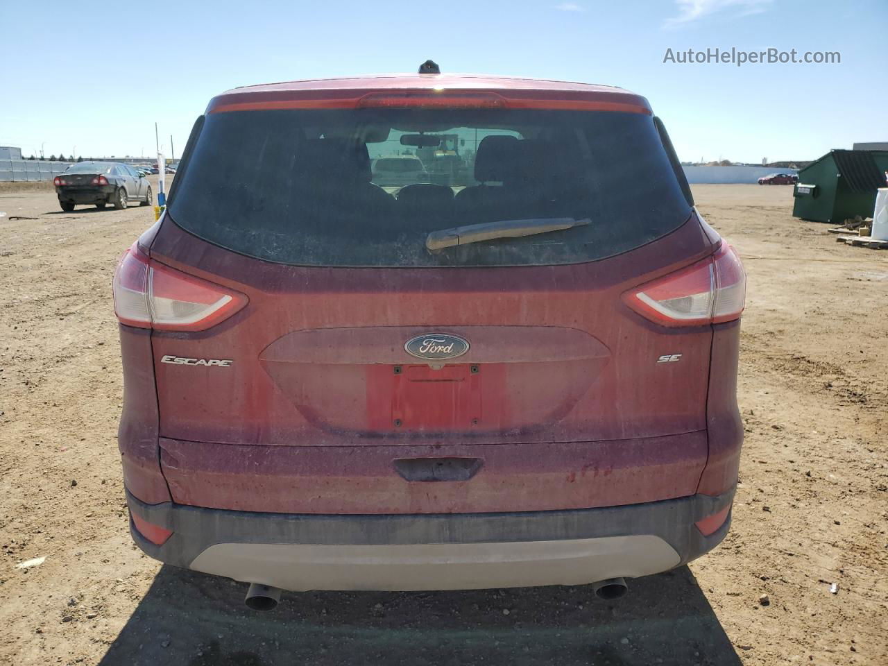 2015 Ford Escape Se Red vin: 1FMCU0G70FUA61933