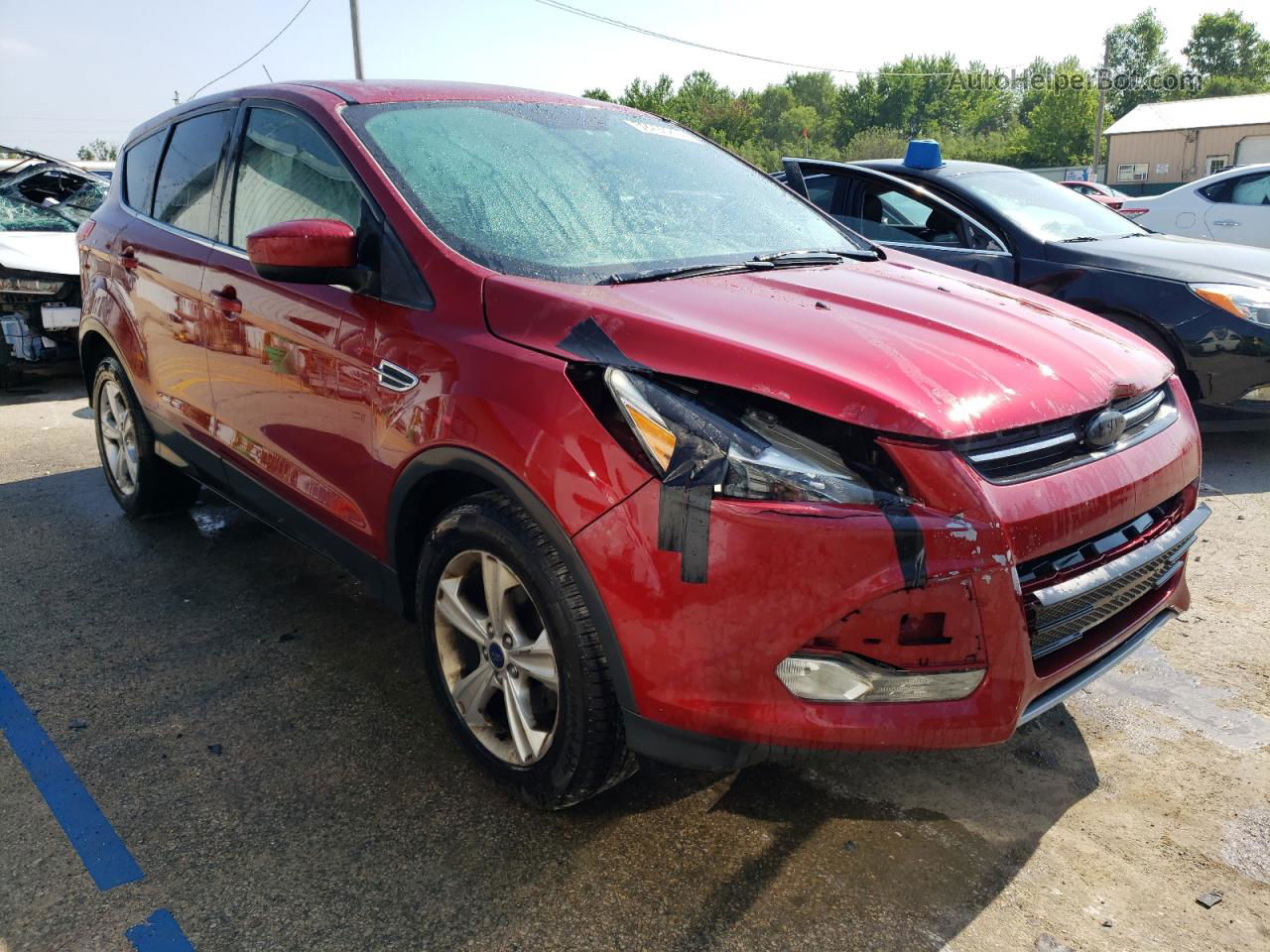 2015 Ford Escape Se Burgundy vin: 1FMCU0G70FUC03763