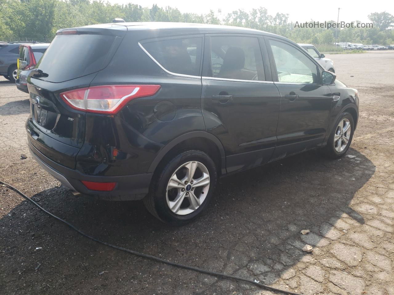 2016 Ford Escape Se Black vin: 1FMCU0G70GUB46112