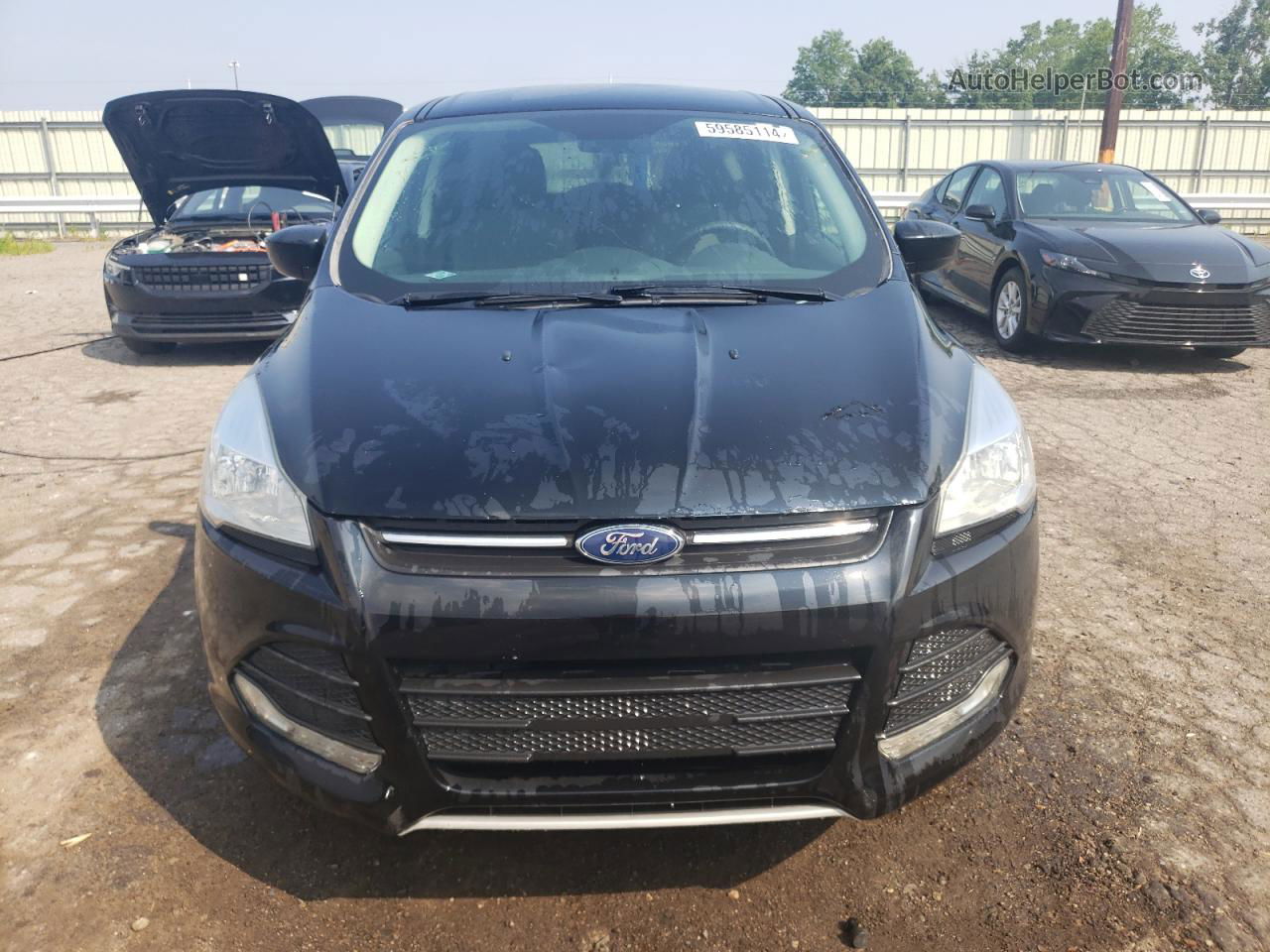 2016 Ford Escape Se Black vin: 1FMCU0G70GUB46112