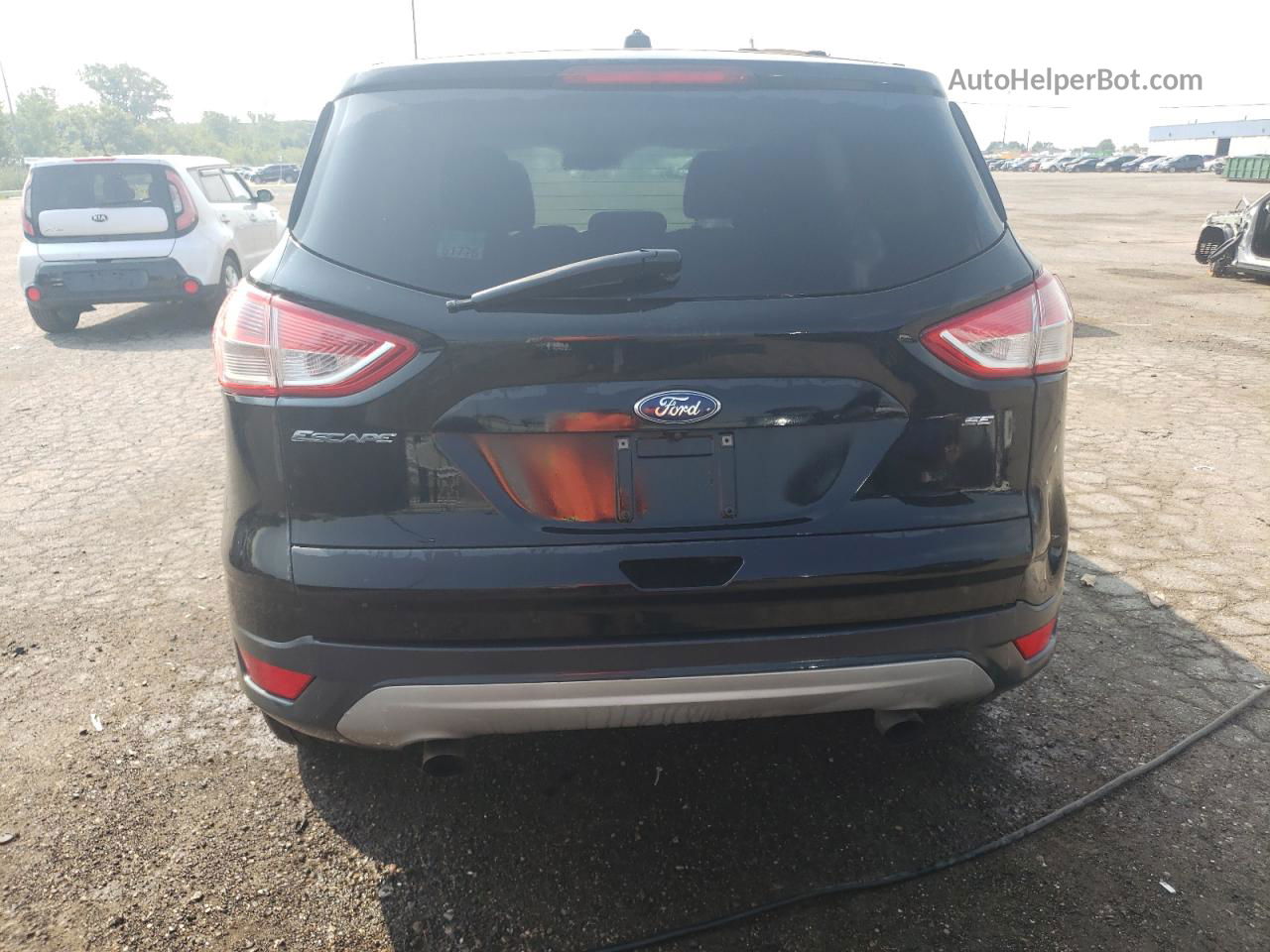 2016 Ford Escape Se Black vin: 1FMCU0G70GUB46112