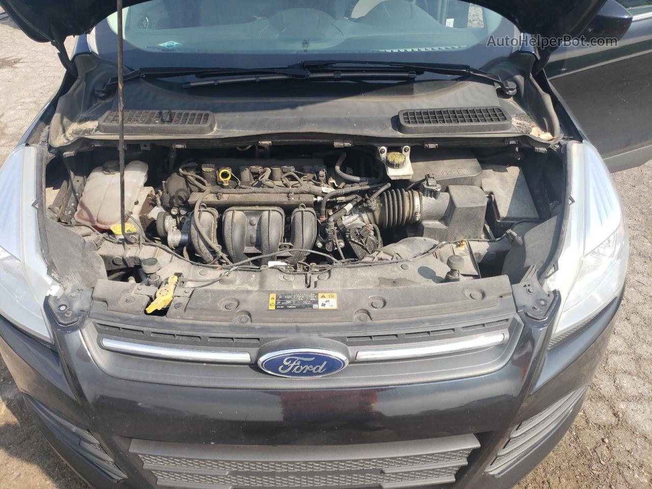 2016 Ford Escape Se Black vin: 1FMCU0G70GUB46112