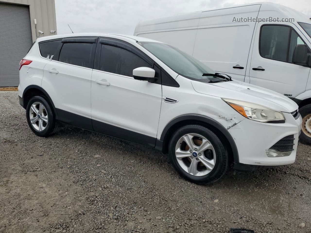 2015 Ford Escape Se White vin: 1FMCU0G71FUA19173