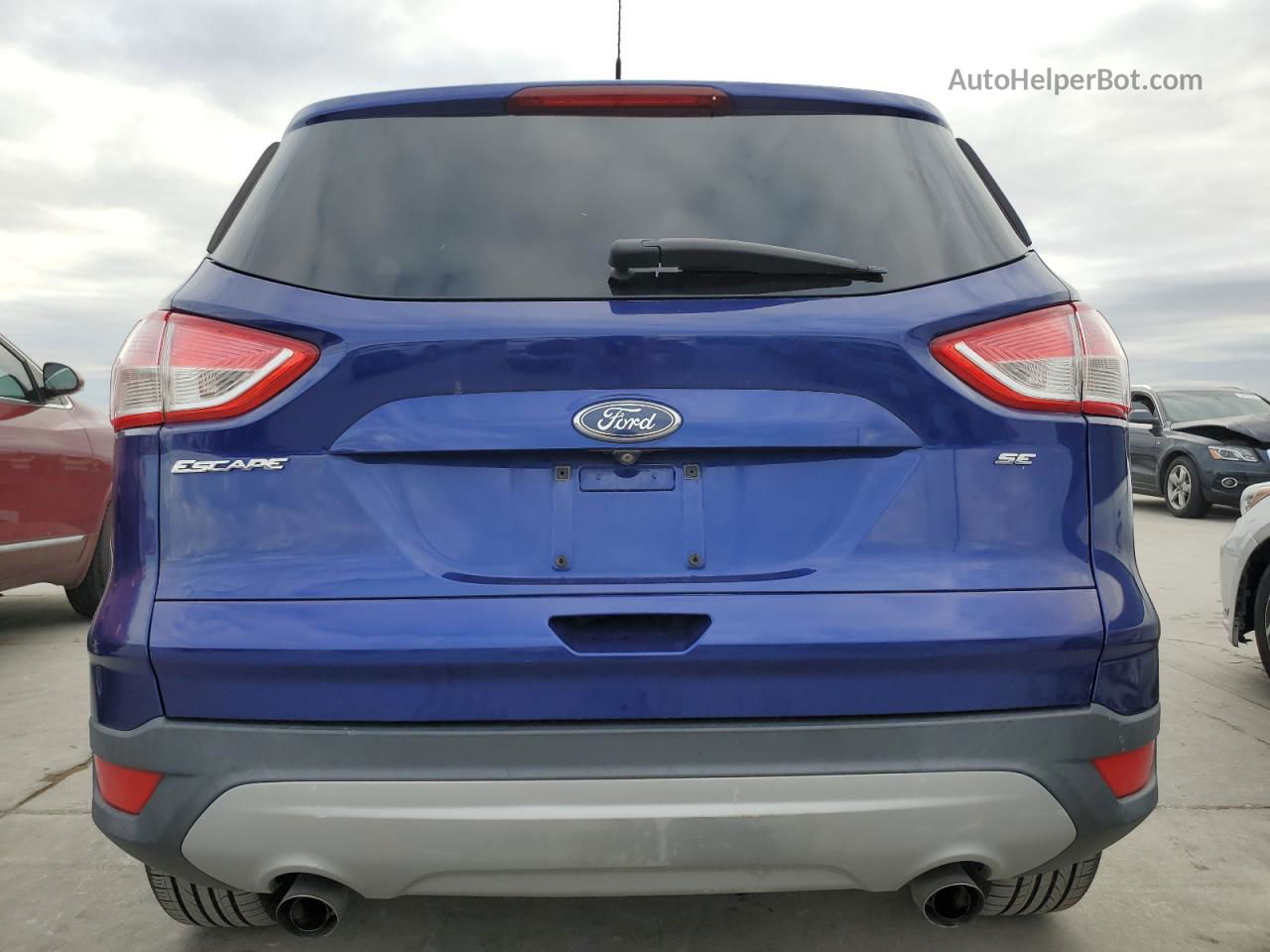 2015 Ford Escape Se Blue vin: 1FMCU0G71FUA77588