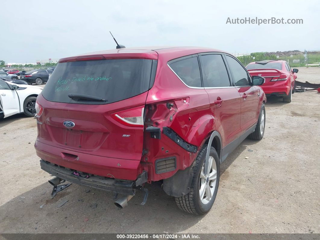 2015 Ford Escape Se Red vin: 1FMCU0G71FUB93714