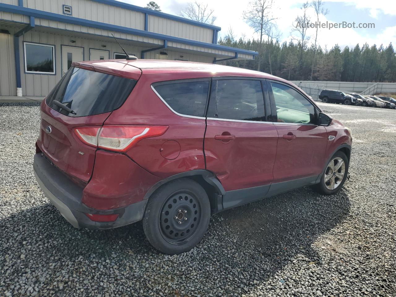 2016 Ford Escape Se Красный vin: 1FMCU0G71GUC05202