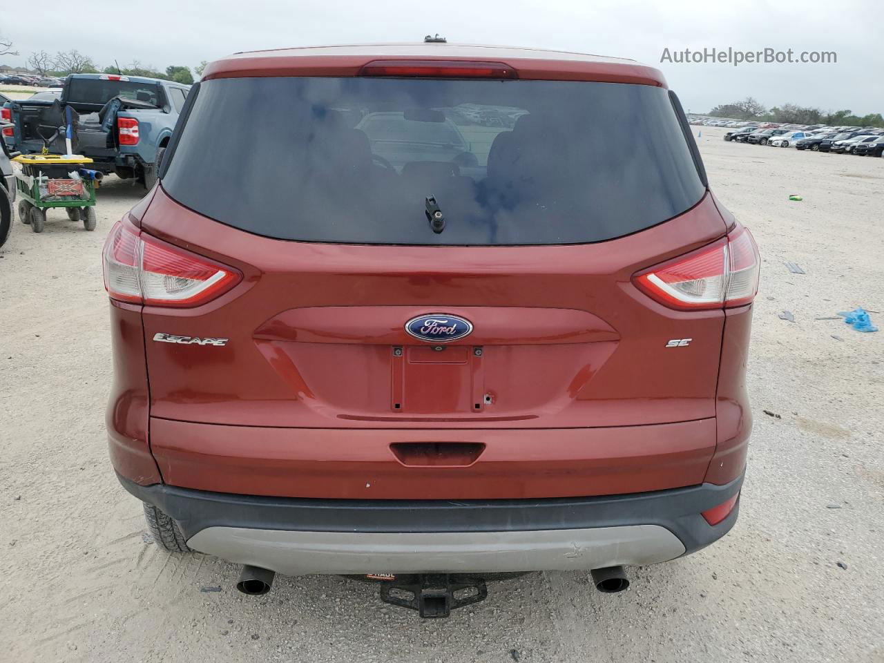 2015 Ford Escape Se Maroon vin: 1FMCU0G72FUA87742