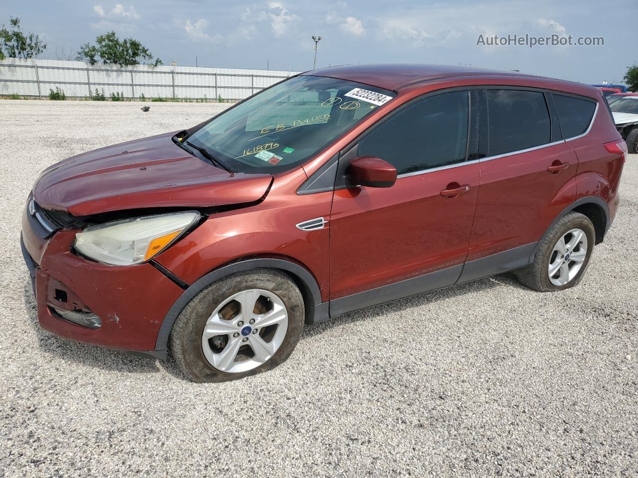 2015 Ford Escape Se Maroon vin: 1FMCU0G72FUA87742