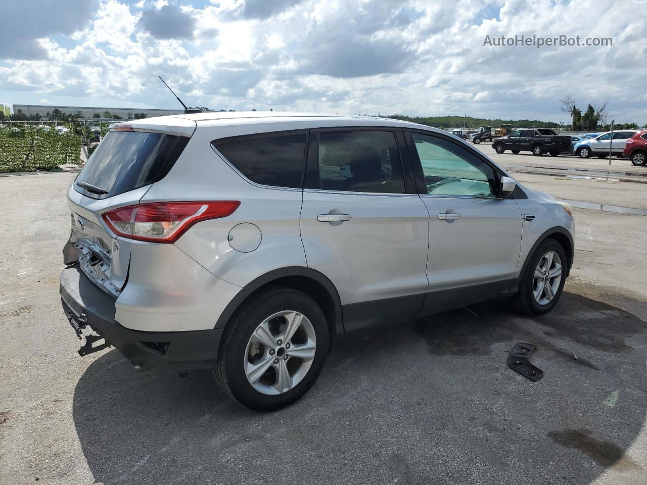 2015 Ford Escape Se Silver vin: 1FMCU0G72FUB78154