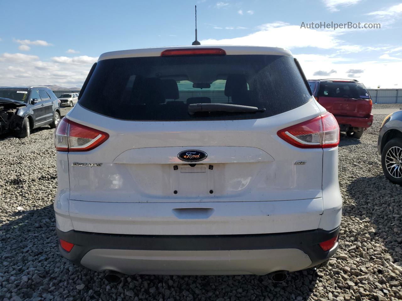 2015 Ford Escape Se Белый vin: 1FMCU0G72FUC63754