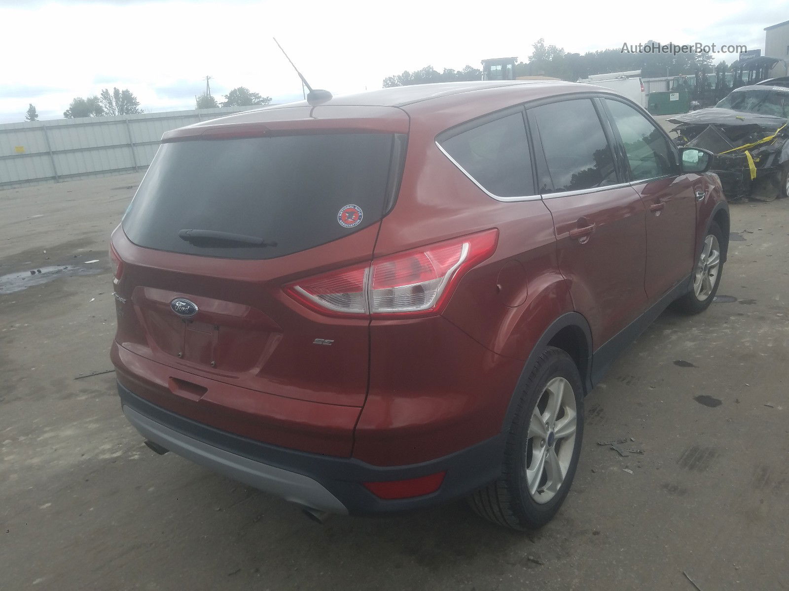 2016 Ford Escape Se Красный vin: 1FMCU0G72GUA27896