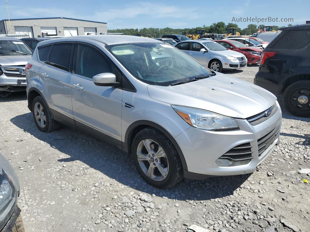 2016 Ford Escape Se Gray vin: 1FMCU0G72GUC61388