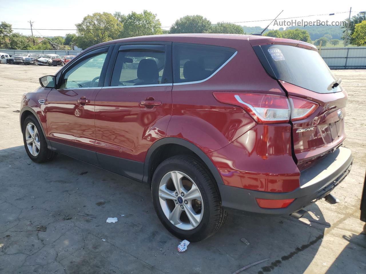 2015 Ford Escape Se Красный vin: 1FMCU0G73FUA23774