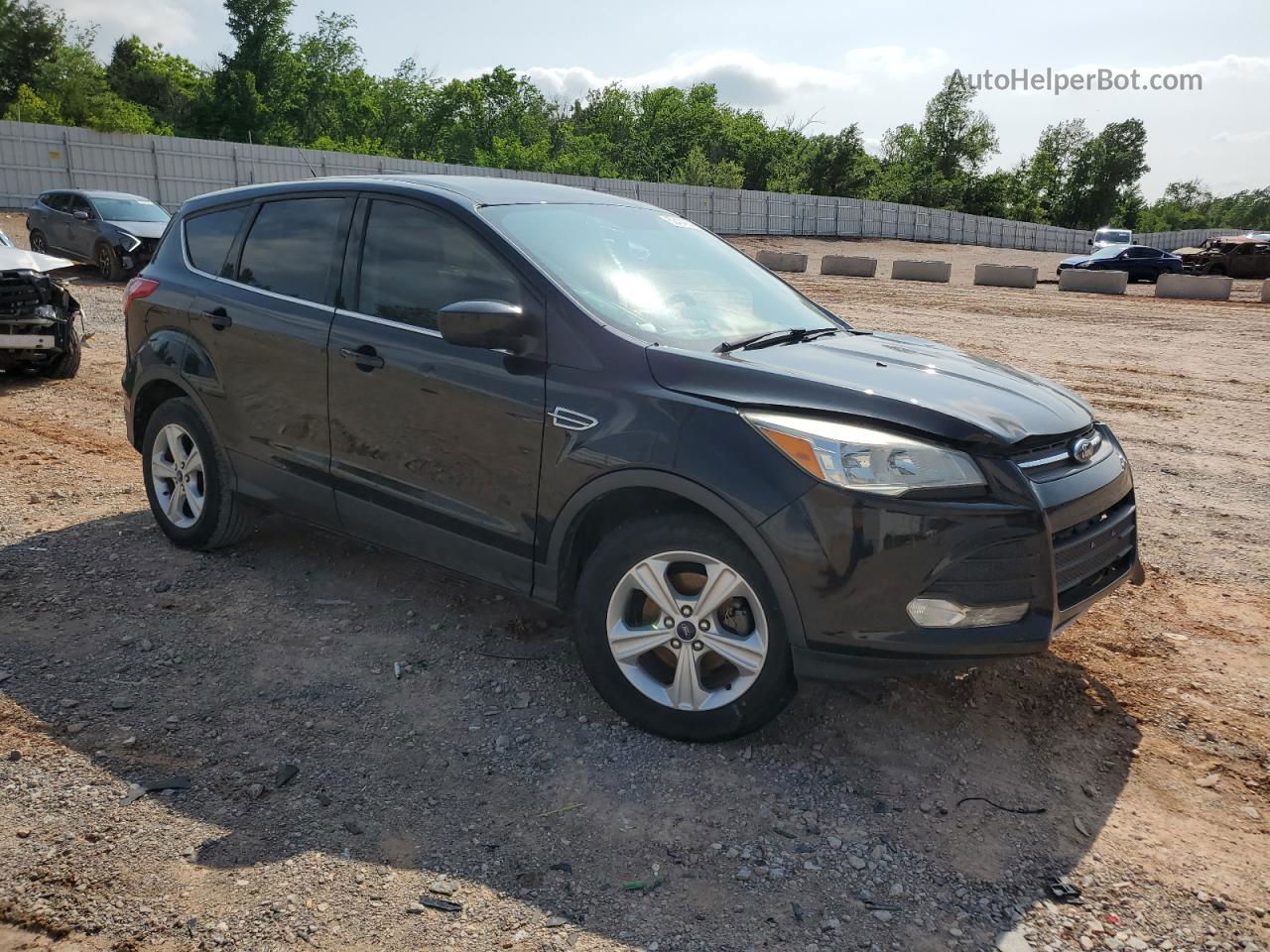 2015 Ford Escape Se Black vin: 1FMCU0G73FUB93083