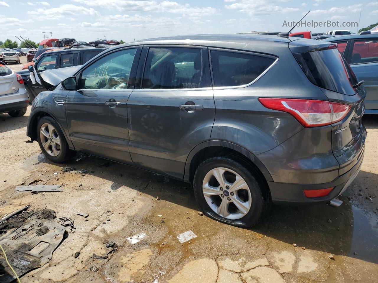 2016 Ford Escape Se Gray vin: 1FMCU0G73GUC26505