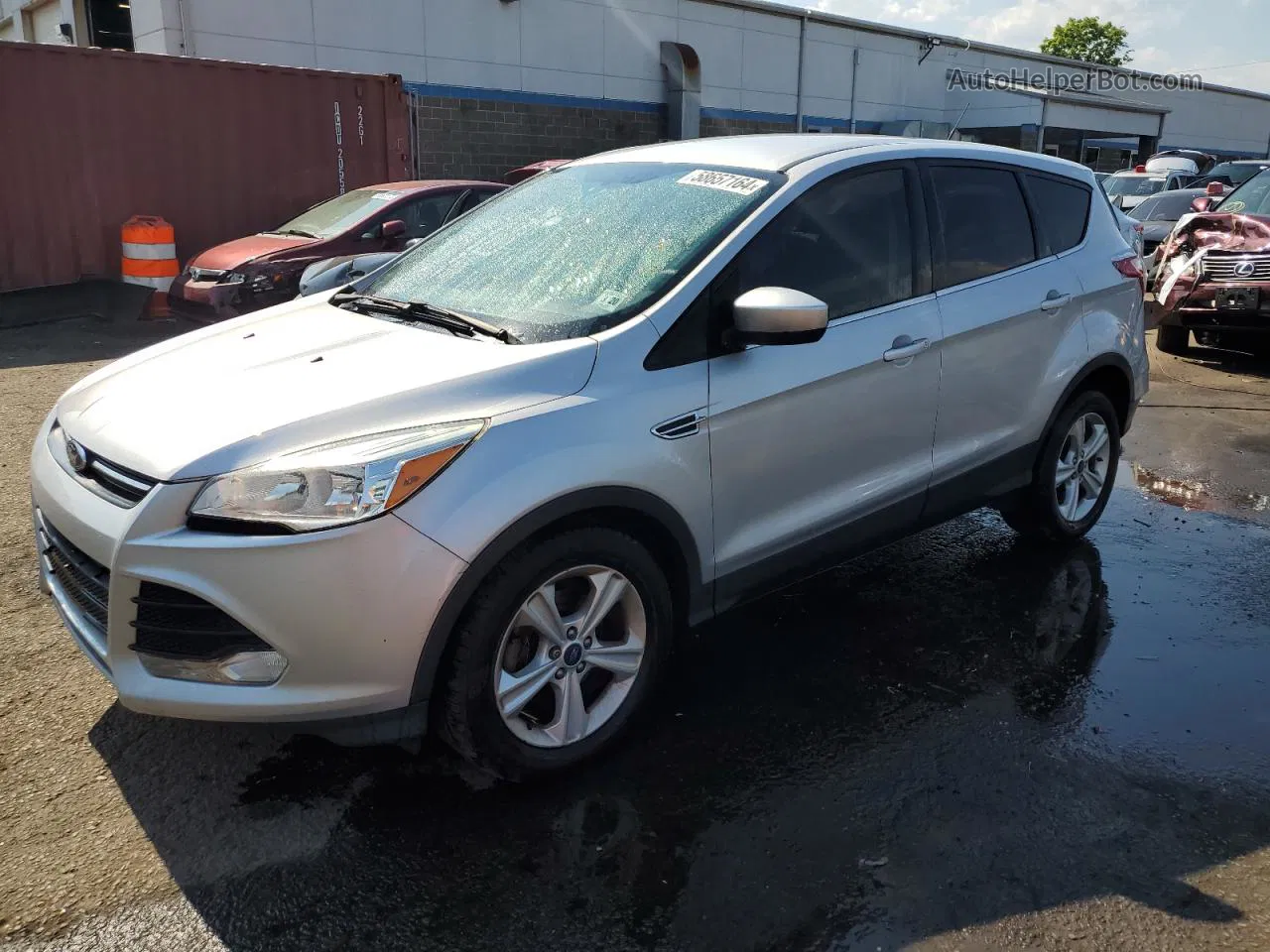 2015 Ford Escape Se Серебряный vin: 1FMCU0G74FUA77665