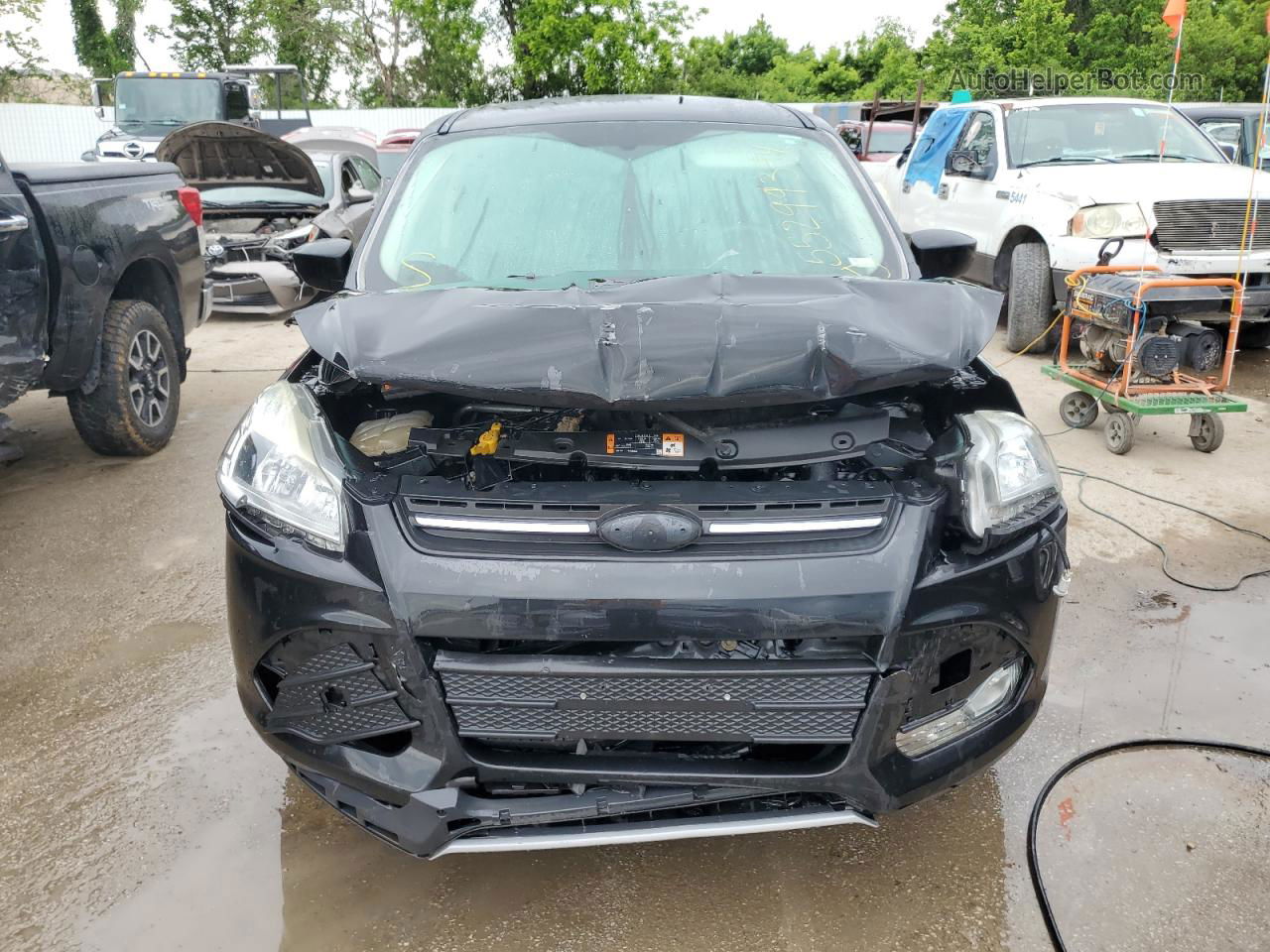 2015 Ford Escape Se Black vin: 1FMCU0G74FUC62217