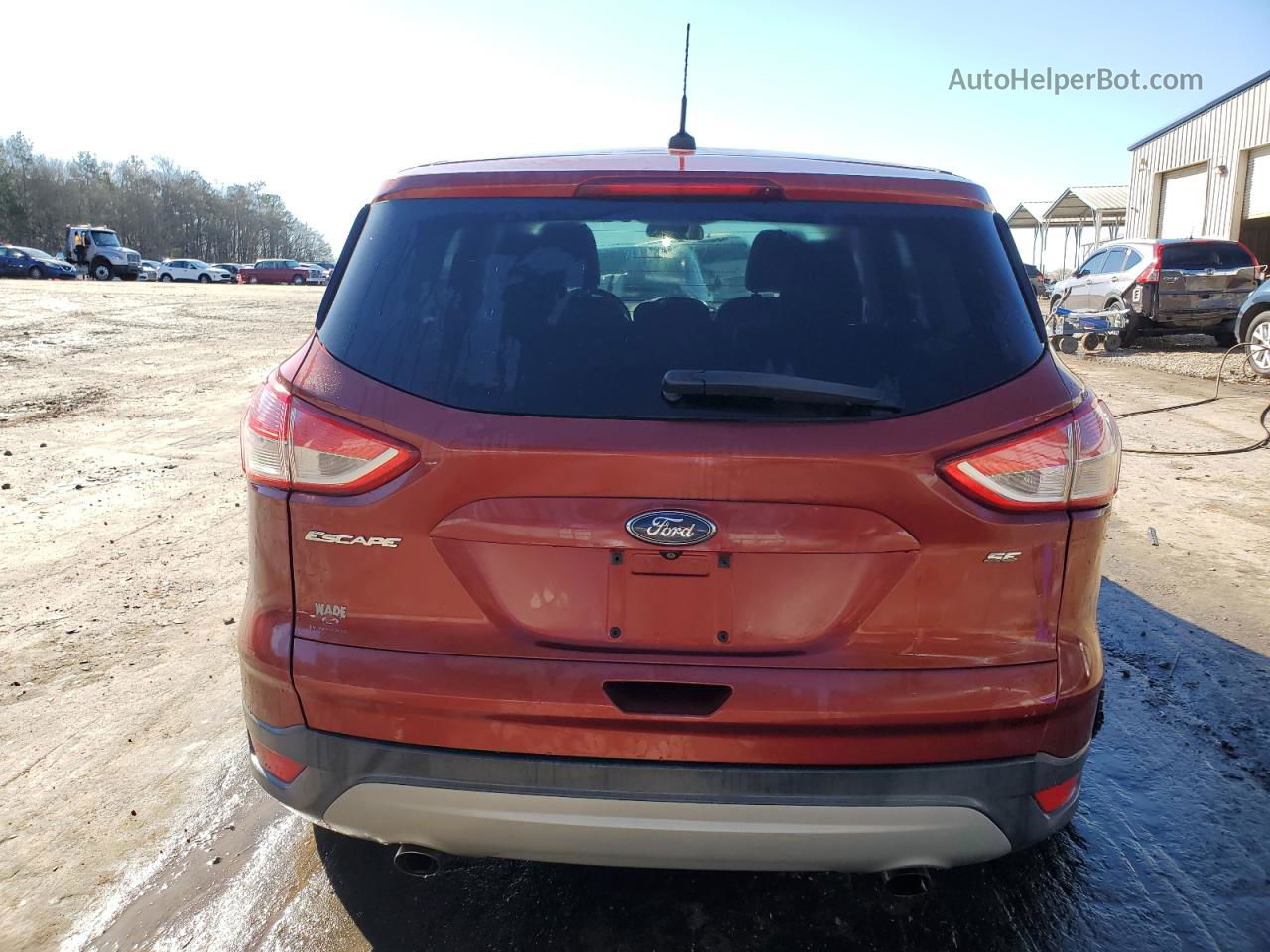 2016 Ford Escape Se Темно-бордовый vin: 1FMCU0G74GUA59538