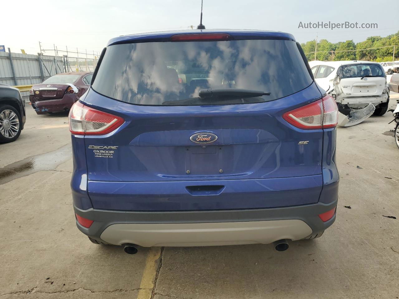 2015 Ford Escape Se Blue vin: 1FMCU0G75FUA27535