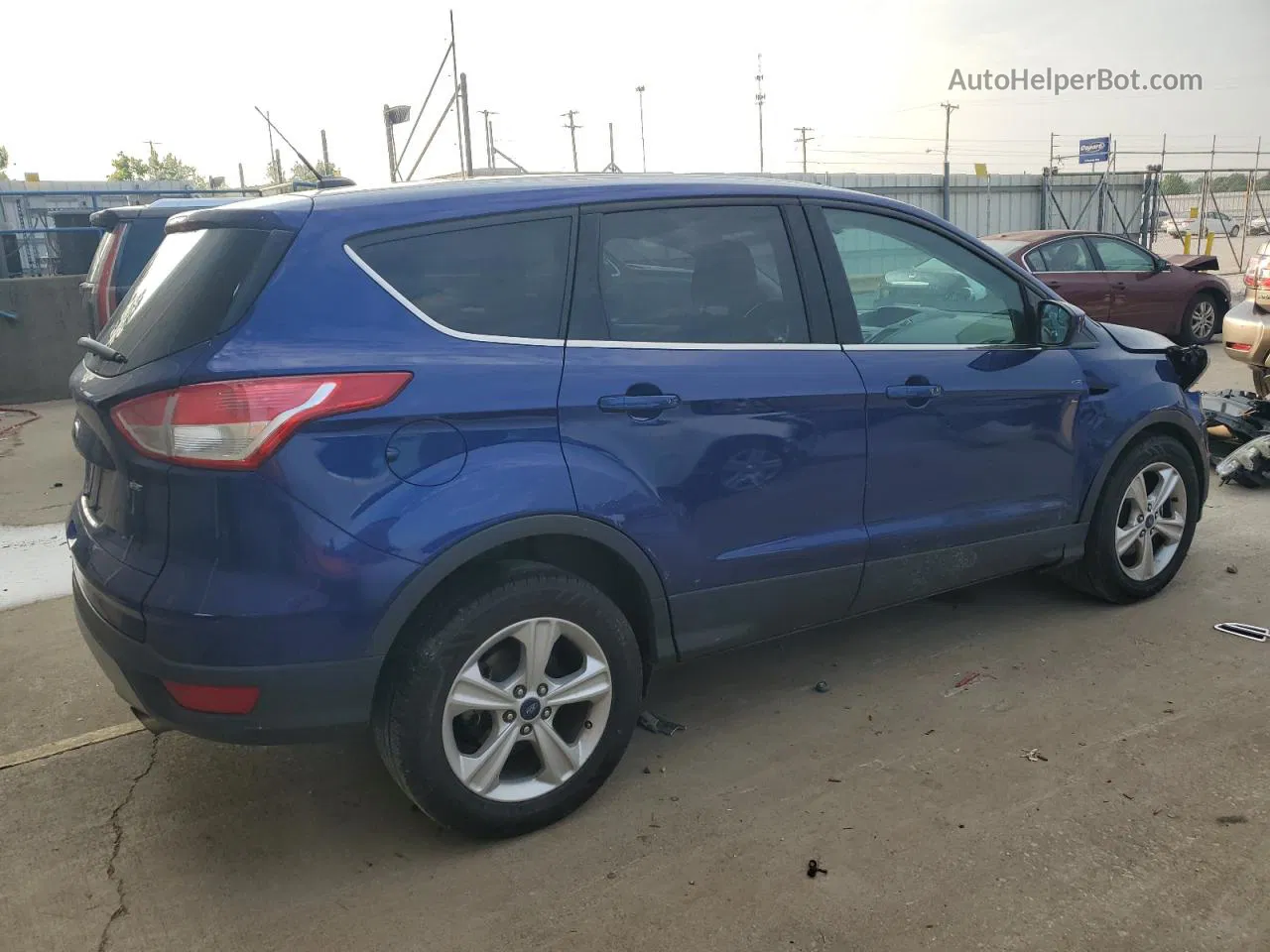 2015 Ford Escape Se Blue vin: 1FMCU0G75FUA27535