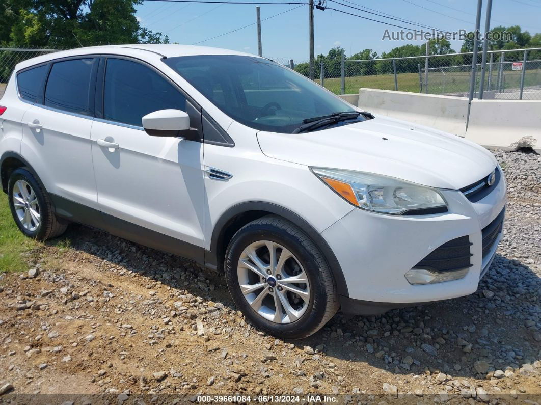 2015 Ford Escape Se White vin: 1FMCU0G75FUA61376